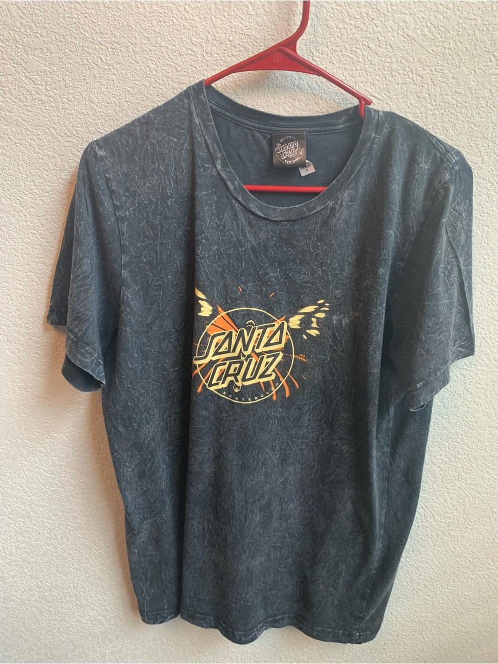 adidas Black Short-Sleeve Tee with Yellow-Orange Graphic